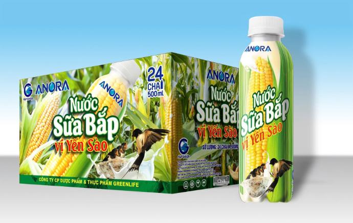 Nước sữa bắp vị yến sào 500ml ANORA
